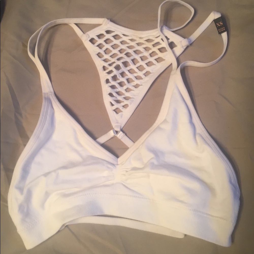 VS nwt white bralette size XS.
